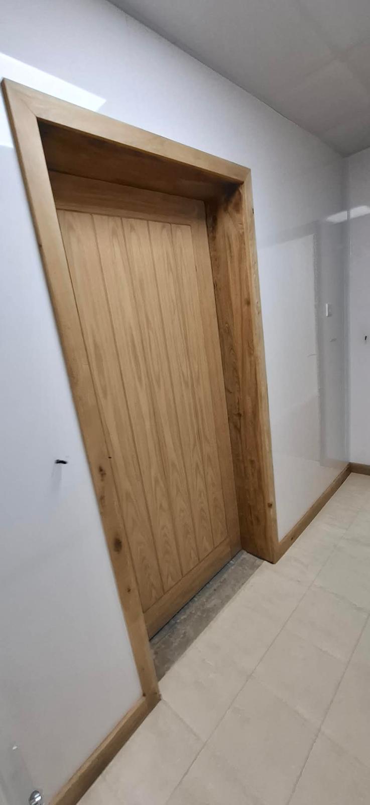 Solid wood door frame and lining 6 — fitted by MarJoinery